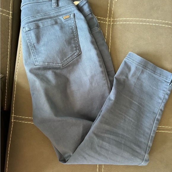 Up! Blue cropped pants - stretch - Picture 4 of 4